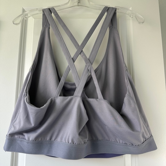 Disney Purple Sports Bra with Silver Stitch Design - Picture 5 of 6